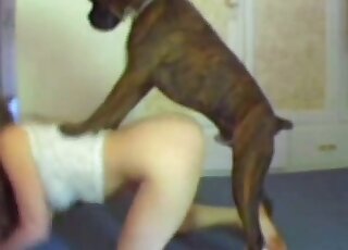 Skinny blonde with long legs fucks on all fours, enjoys anal licking